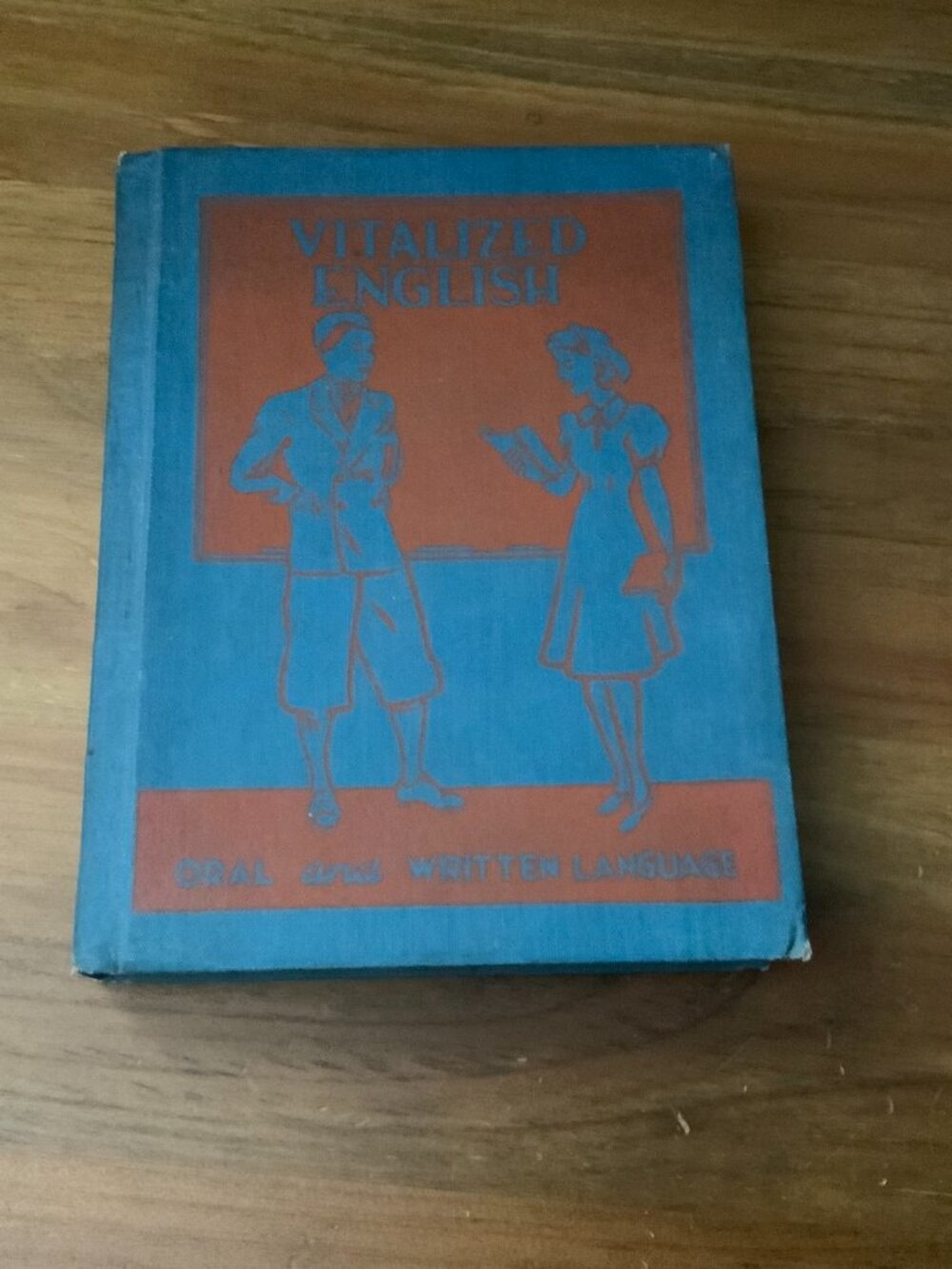 VINTAGE TEXTBOOK - VITALIZED ENGLISH for GRADES 7 & 8 - 1945 EDITION